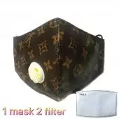louis vuitton breathing mask hombre mujer population lv flower